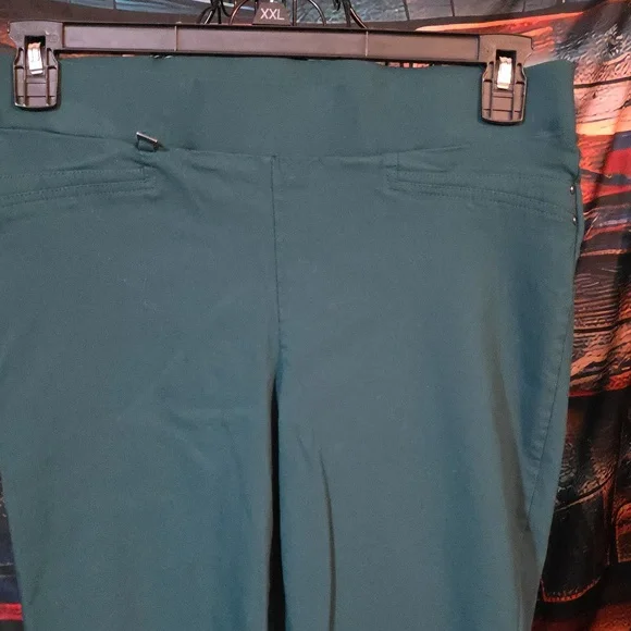 89th & Madison Deep Green Womens Pants Size Large (W490) - Picture 3 of 7